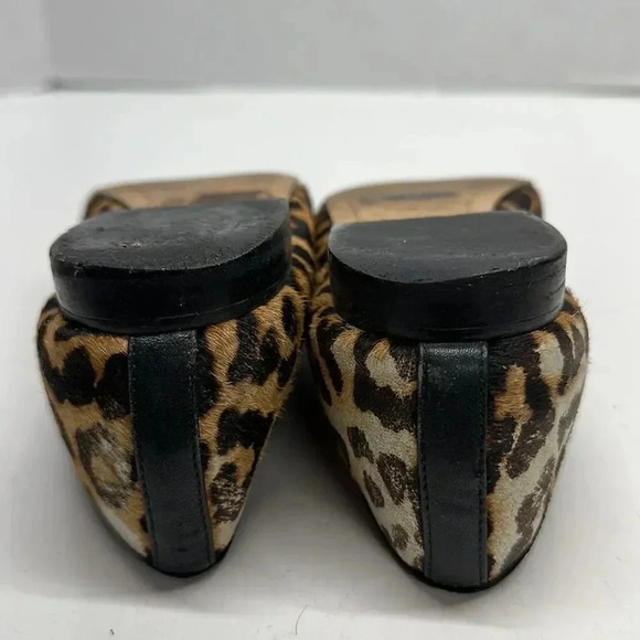 Sam Edelman Sara Ballet Flats Pony Hair Cap Toe Leather Slip On Shoes Size 7 - Picture 10 of 12